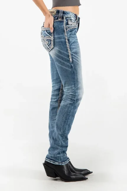 Rock Revival Hibiscus J205 Straight Jeans (4)
