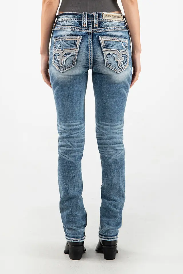 Rock Revival Hibiscus J205 Straight Jeans (5) Rock Revival Hibiscus J205 Straight Jeans (5)